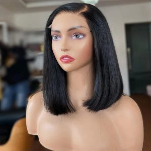 Bob Wig Human Hair 12"