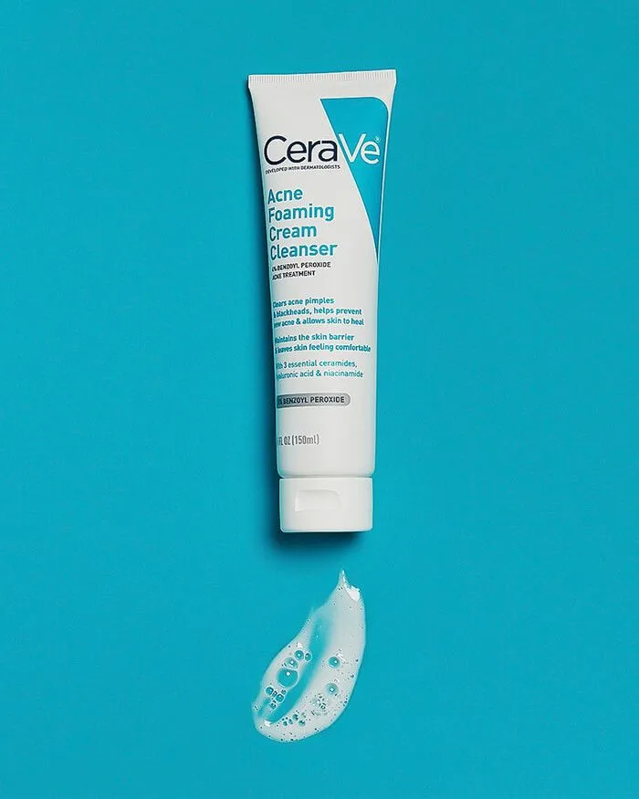 CeraVe Acne Foaming Cream Cleanser 4% benzoyl peroxide-150ml
