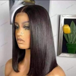 Bob Wig Pure Human Hair 14"