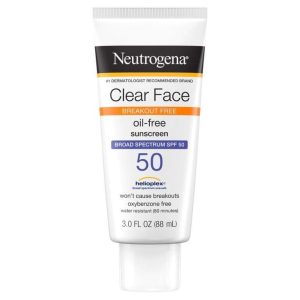 Neutrogena Clear Face Break-Out Free Sunscreen SPF50