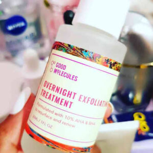 Good Molecules overnight exfoliating treatment