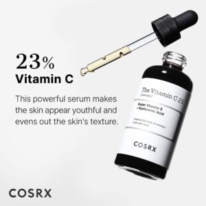 COSRX Vitamin C 23 Serum; Super Vitamin E + Hyaluronic Acid 20g