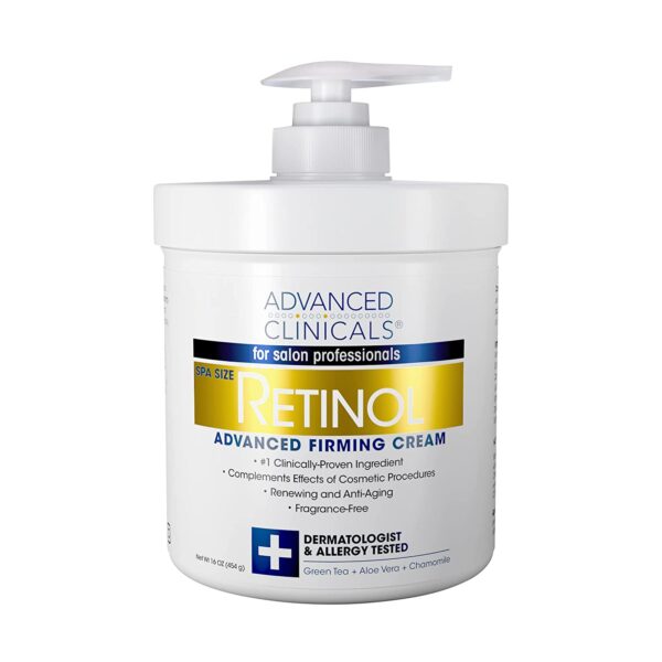 Advanced Clinicals Retinol Advanced Firming Cream 454g