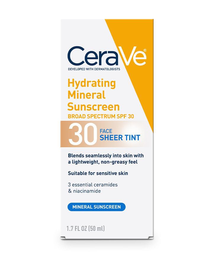 CeraVe Hydrating Mineral Sunscreen Sheer Tint SPF 30