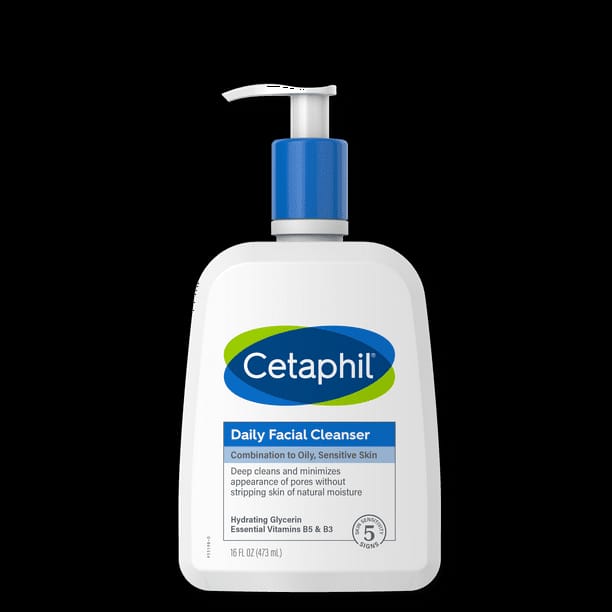 Face Wash by Cetaphil, Daily Facial Cleanser for Sensitive, Combination to Oily Skin,