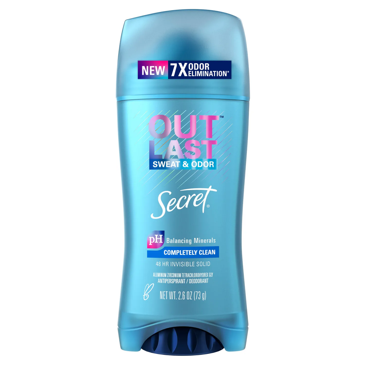 Secret Out Last Sweat & Odor Completely Clean 73g