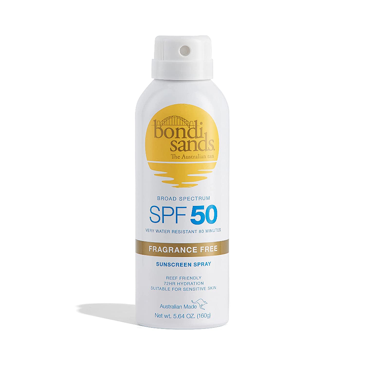 Bondi Sands SPF50+Fragnance Free Face Spray Sunscreen Mist 160ml