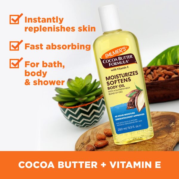 Palmers Cocoa Butter Moisturizes Softens Body Oil with Vitamin E