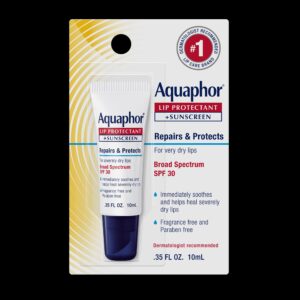 Aquaphor Lip Protectant + Sunscreen, SPF 30-10ML