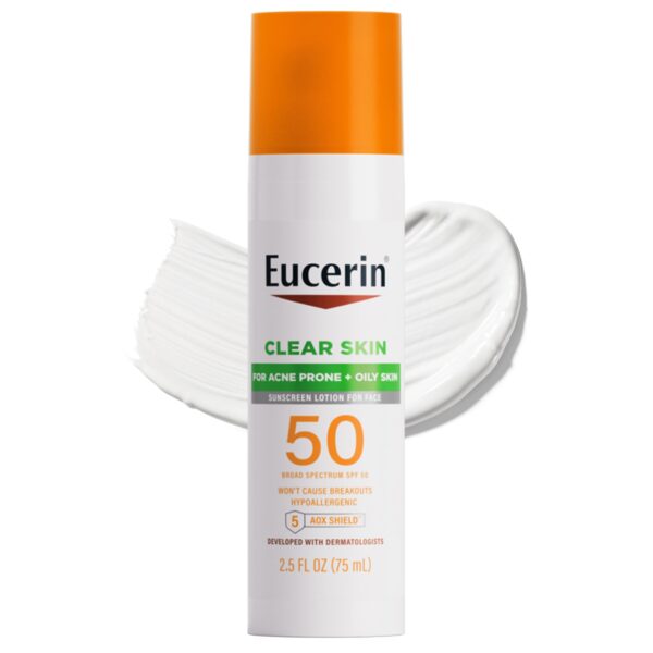 Eucerin Clear Skin SPF 50 Face Sunscreen For Acne Prone + Oily Skin - Image 2