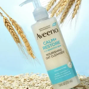 Aveeno Calm + Restore Nourishing Oat Cleanser-232ML