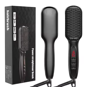 Electrical Beard Straightener Brush for Men Anti-Scald Heated