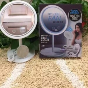 MAKE UP MIRROR WITH LED LIGHT AND INBUILT FAN