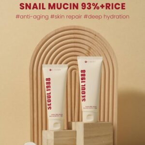 K-SECRET Seoul 1988 Cream : Snail Mucin 93% + Rice - 100ml