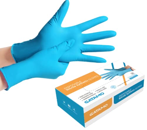 None Powder Nitrile Disposable Gloves-100 pcs - Image 2