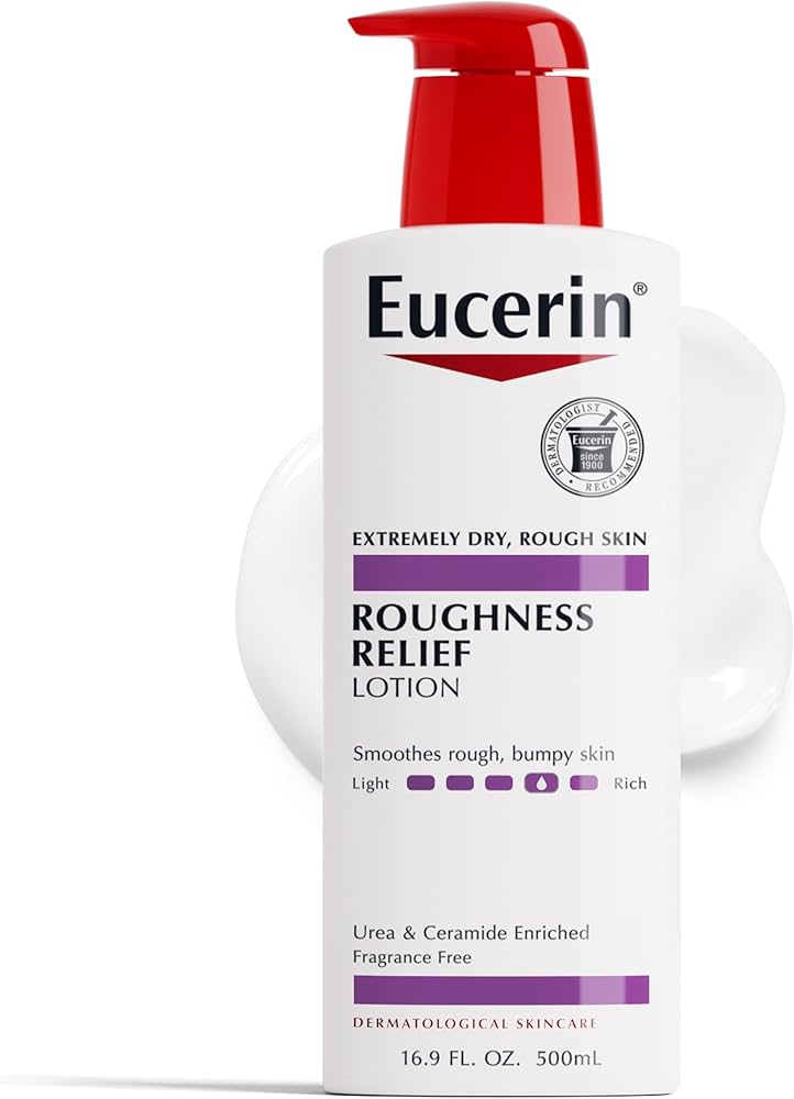 Eucerin Roughness Relief Body Lotion for Dry, Rough Skin