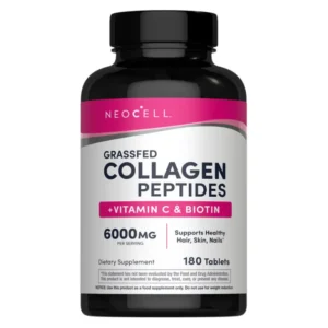 Neocell Grassfed Collagen Peptides + Vit C & Biotin 180 caplets