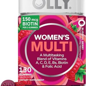 Olly Women's Multi Vitamins A,C, D, Bs Biotin & Folic